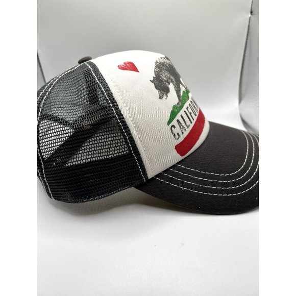 Billabong California Love Bear Trucker Snapback Hat - Picture 4 of 8